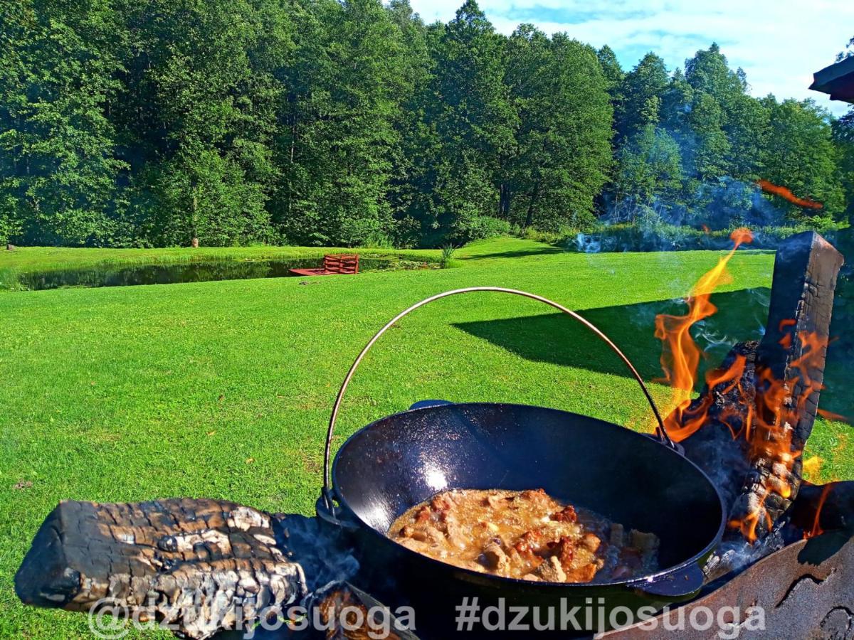 Virsurodukis Dzukijos Uogaゲストハウス エクステリア 写真